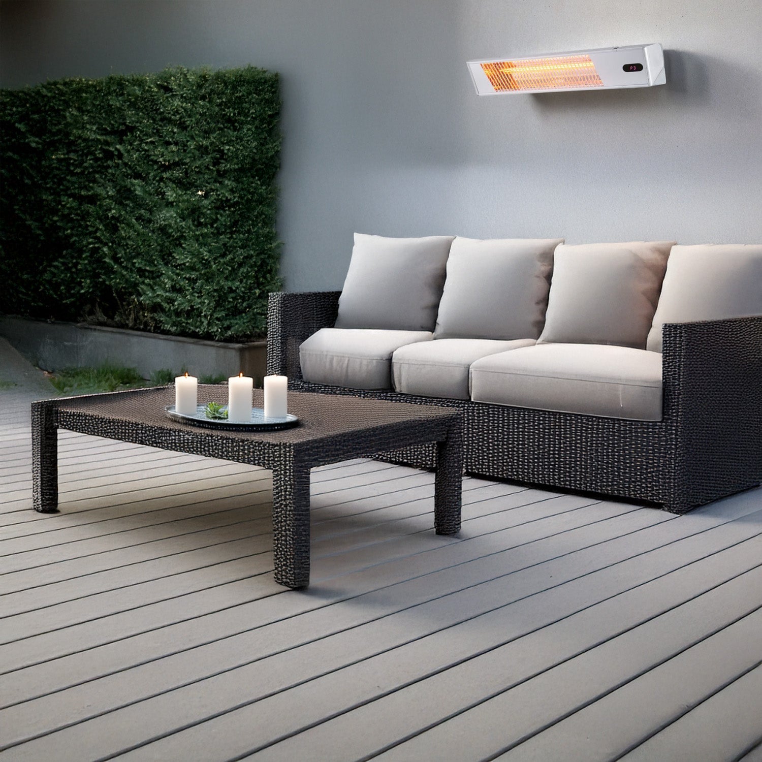 Stufa a Infrarossi Da Esterno Sined Caldoirainox2000 Eleganz