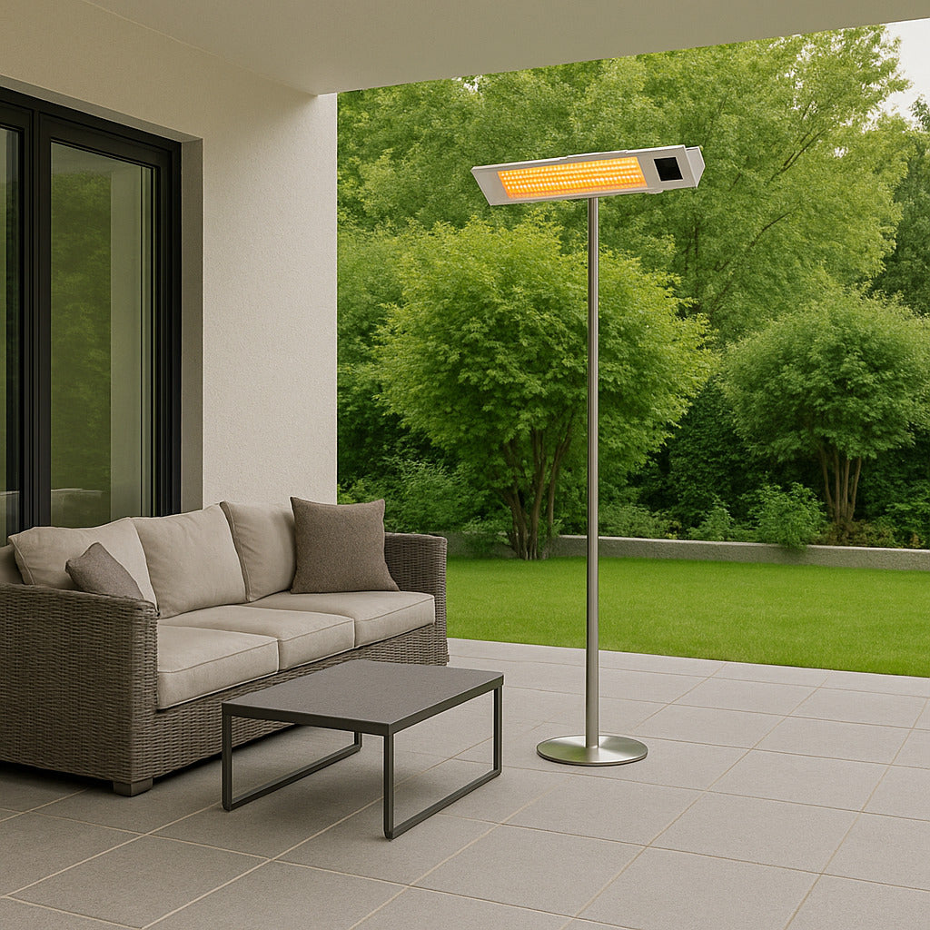 Piantana Infrarossi 2000w Per Esterno Con Design Elegante e