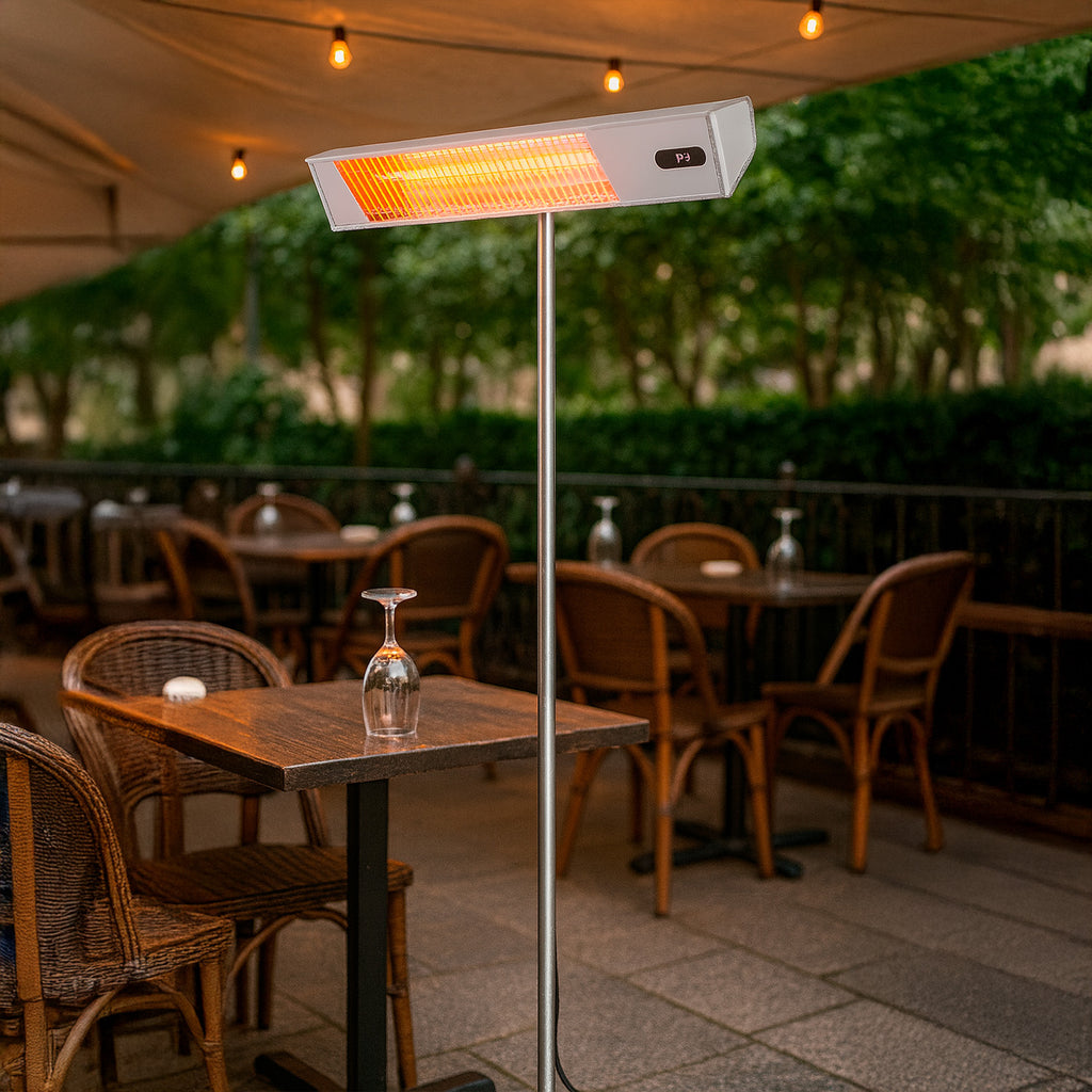 Piantana Infrarossi 2000w Per Esterno Con Design Elegante e