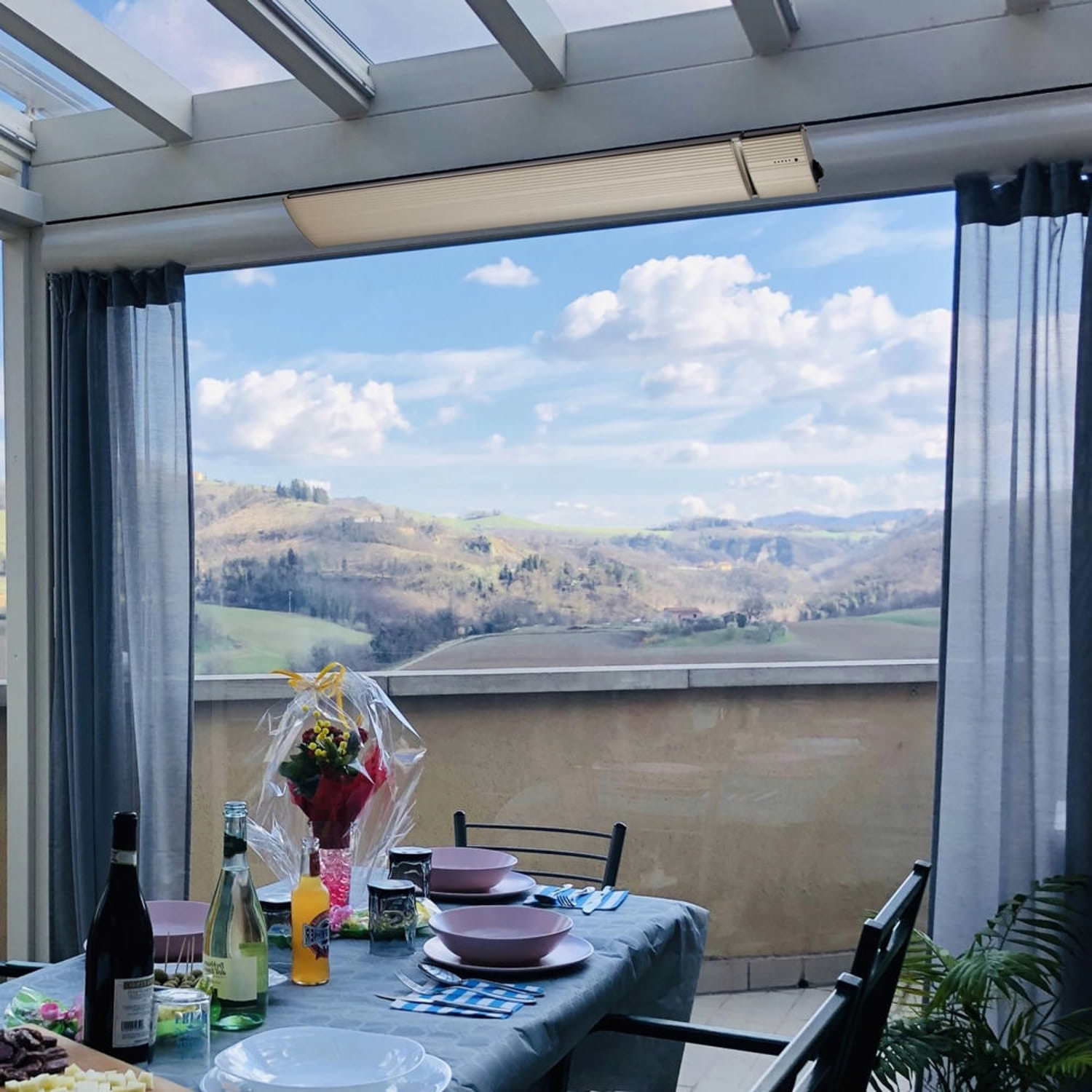 Riscaldatore Infrarossi Sined Calorebianco3200 Per Esterni D