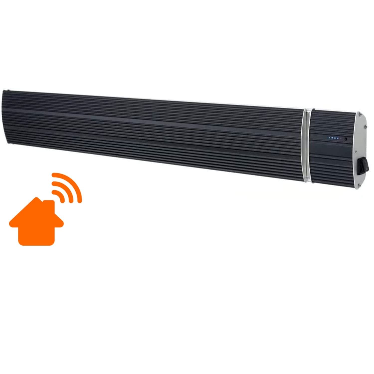 Radiatore Wifi a Infrarossi Nero Sined 1800w Per Esterni