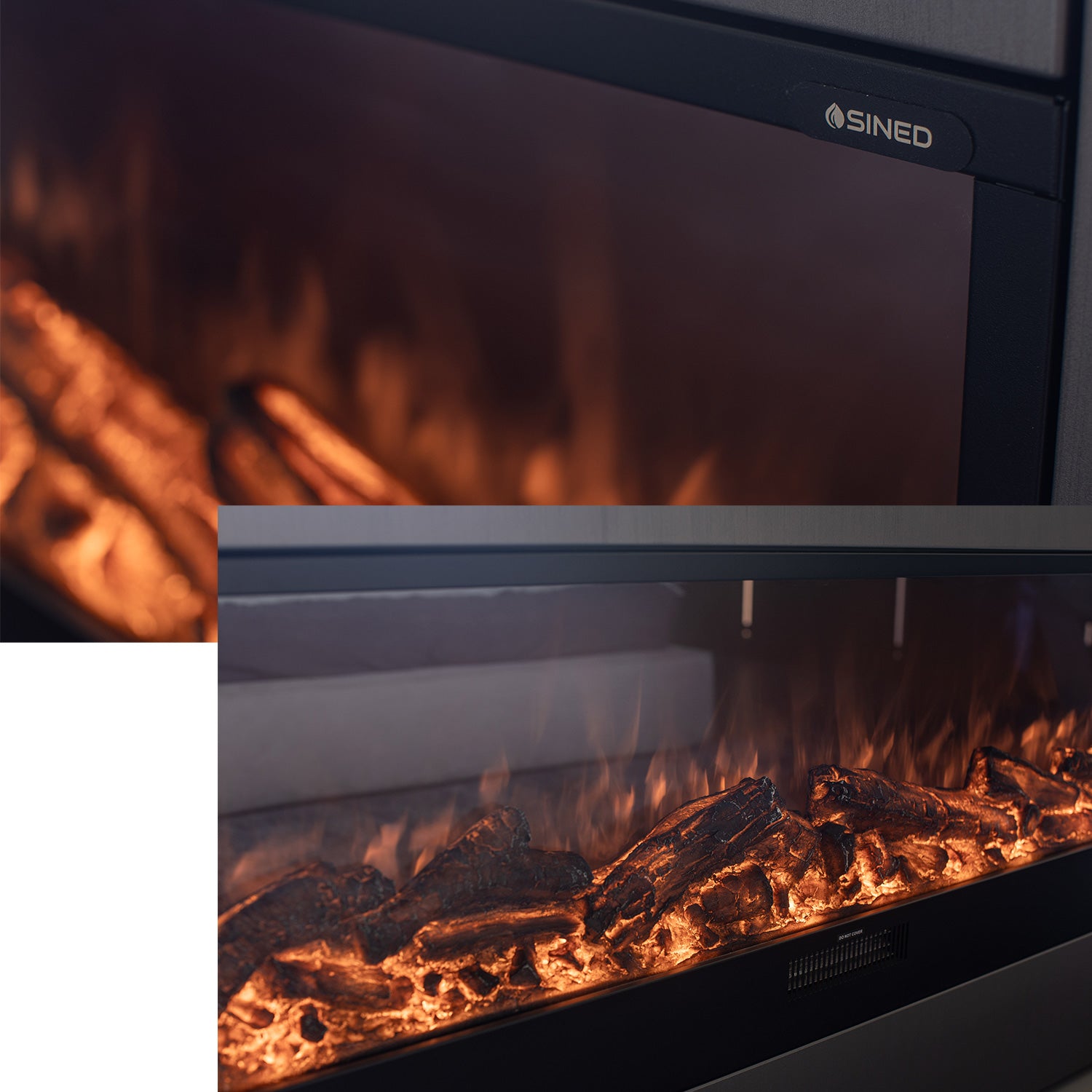 Caminetto Elettrico Amiata 180 Cm Eleganza e Calore Per La T