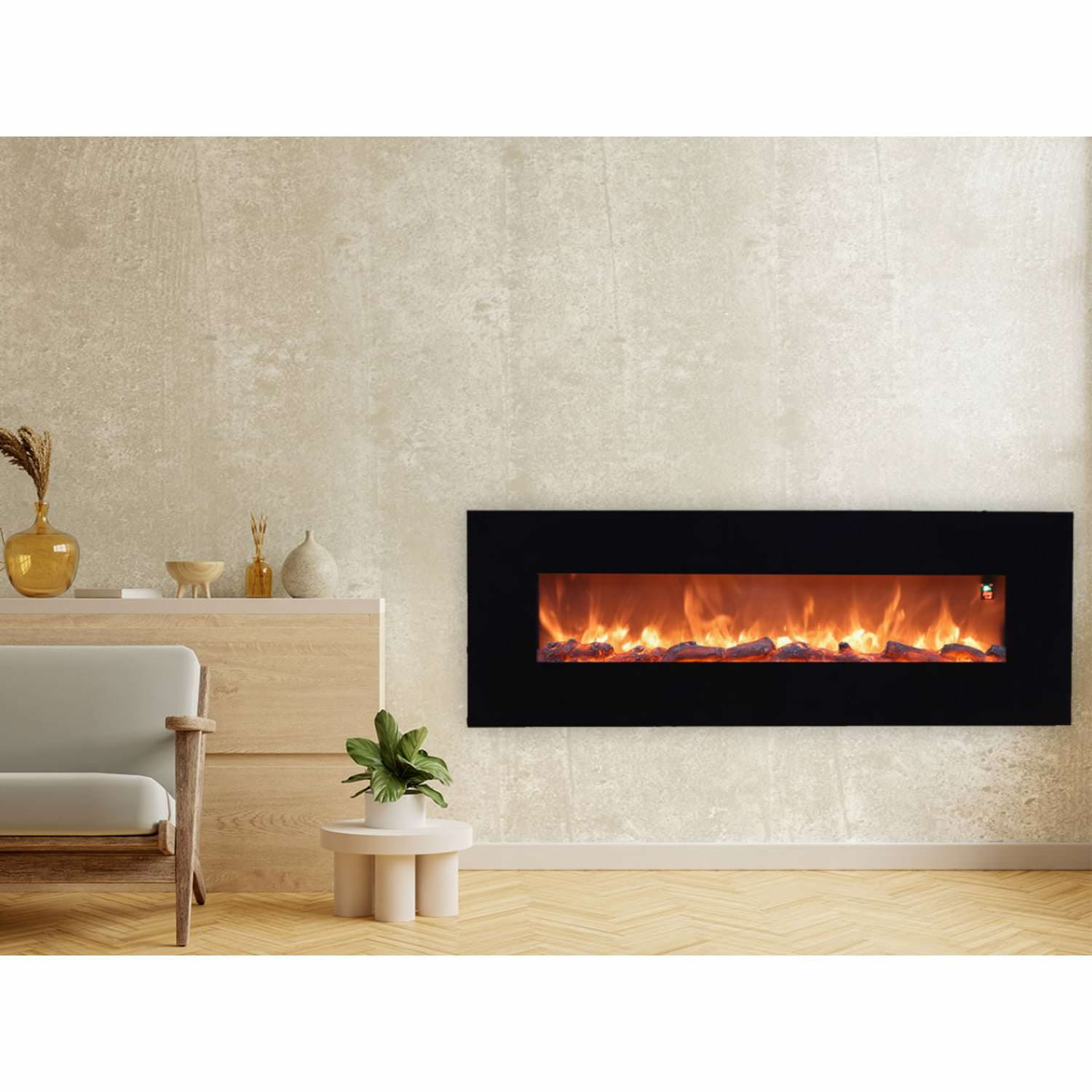 Caminetto Elettrico Aprica Design Elegante Riscaldamento Eff