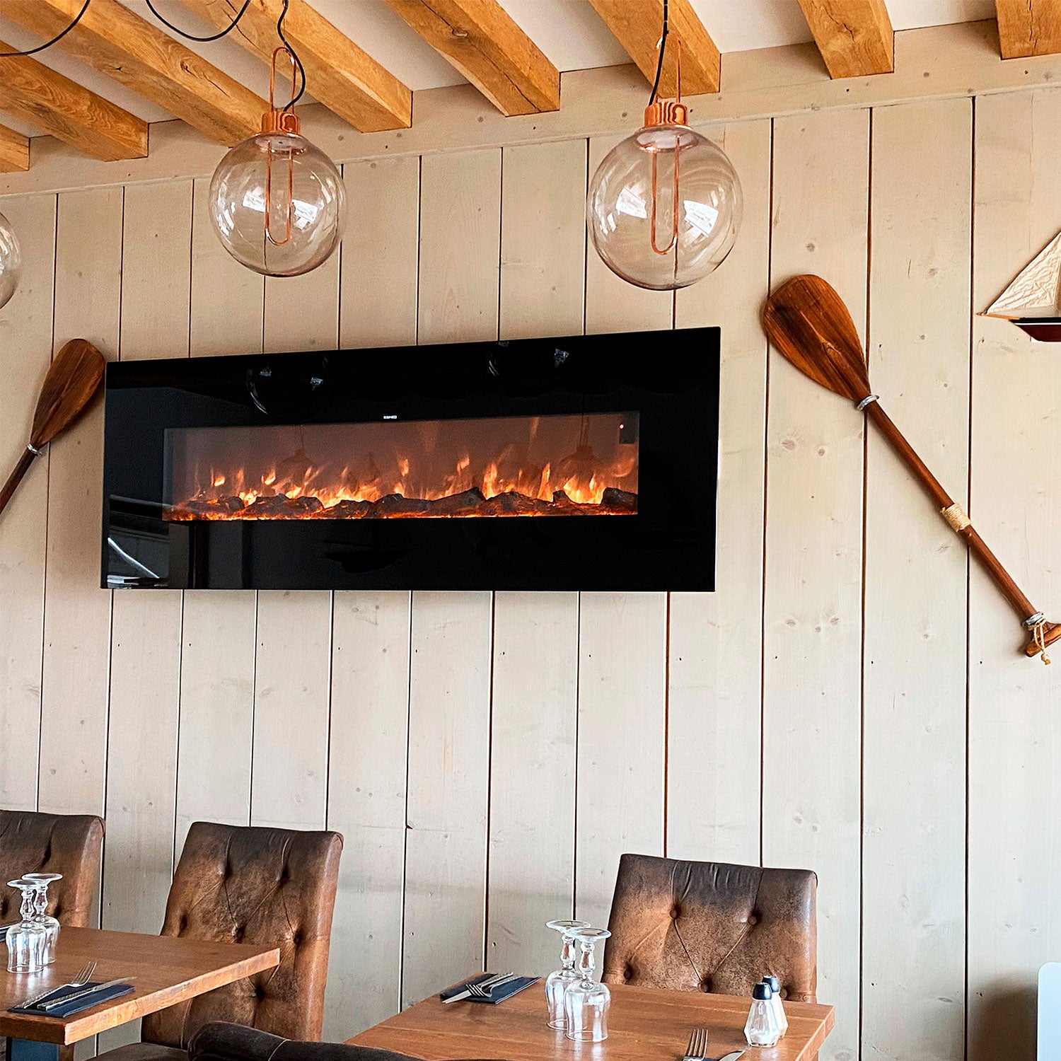 Caminetto Elettrico Aprica Design Elegante Riscaldamento Eff