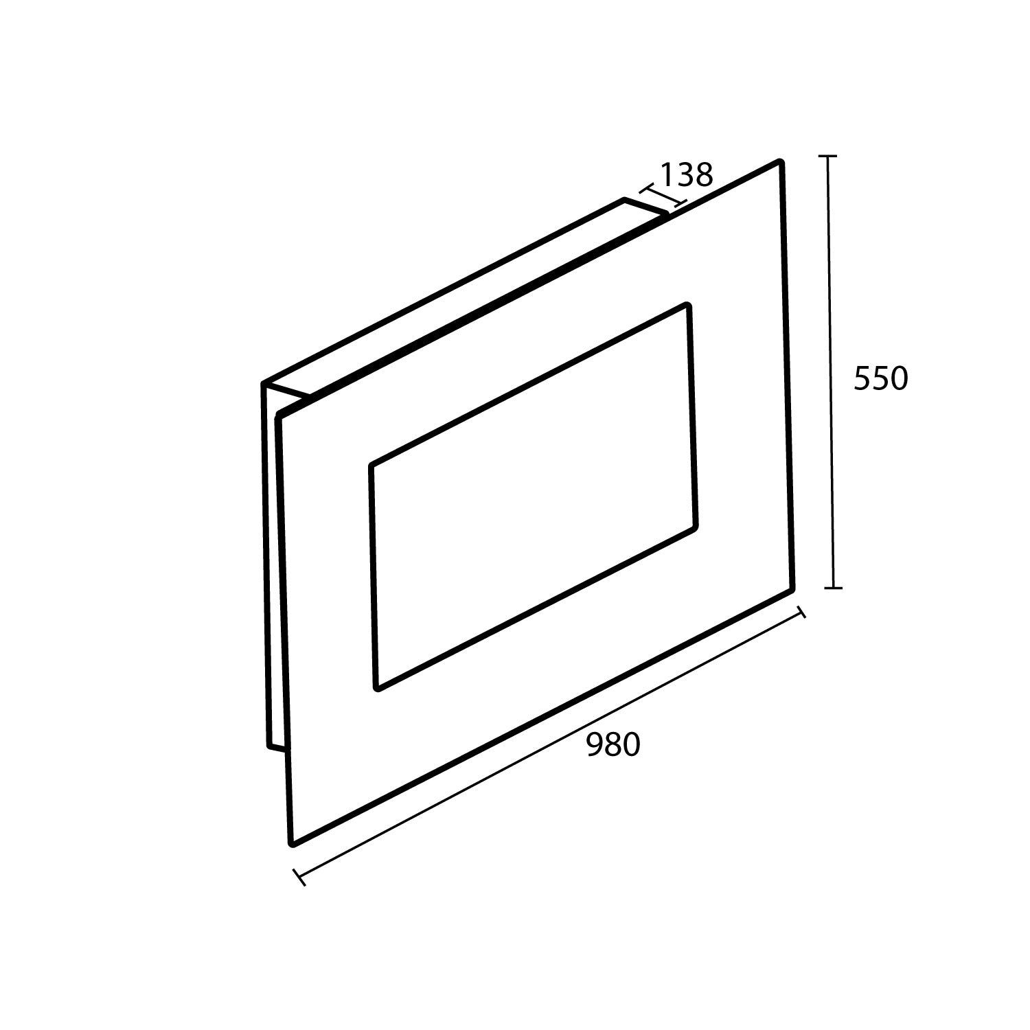 Caminetto Elettrico Bianco Da Parete Sined Monte Bianco 98 C