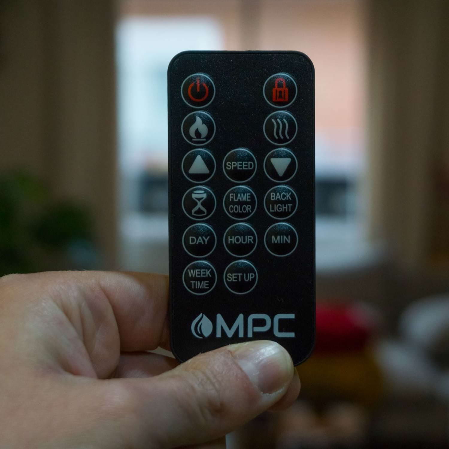 Caminetto Elettrico Nero Elegante Per Casa e Ufficio