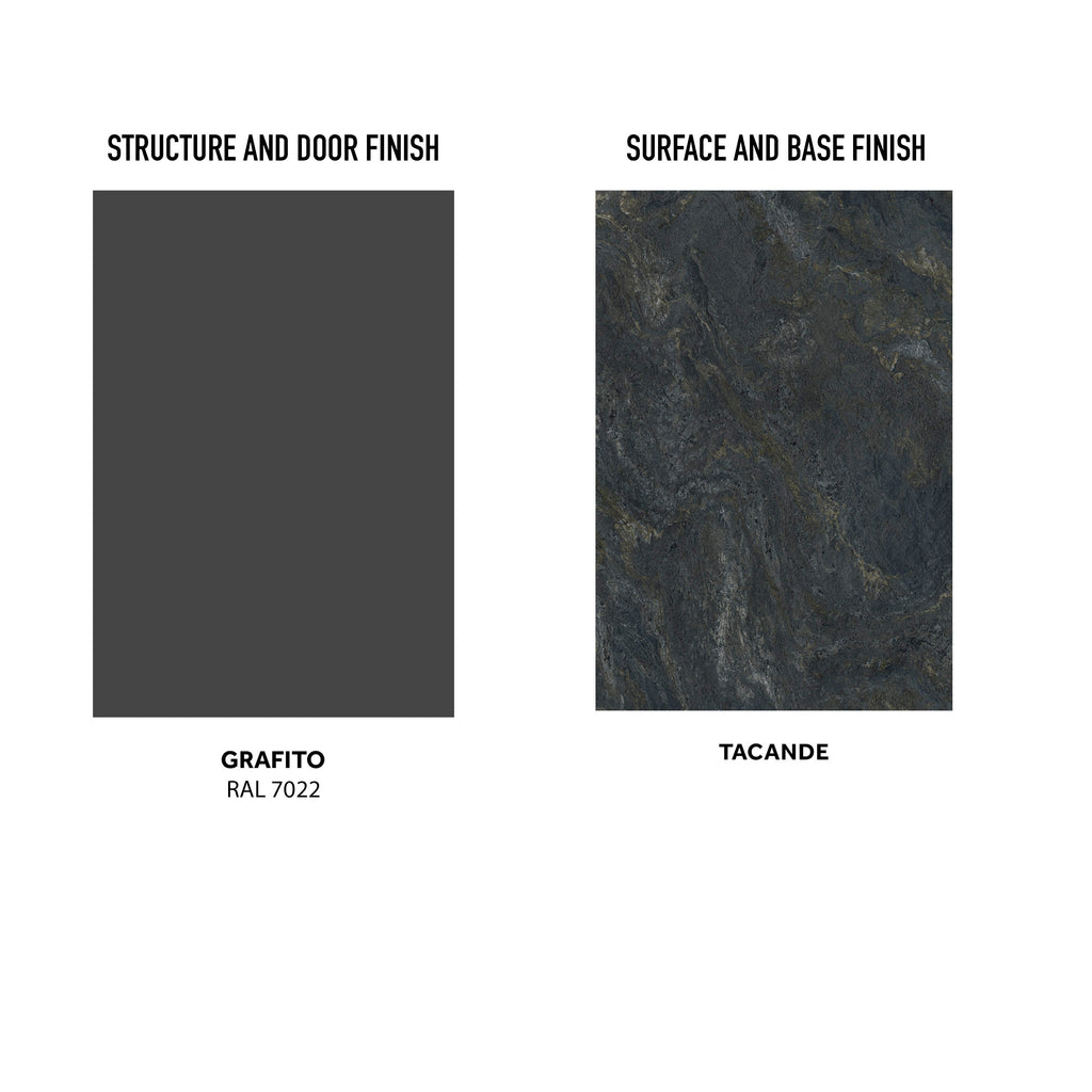 Mobile in legno antracite per camino eleganza e funzionalita