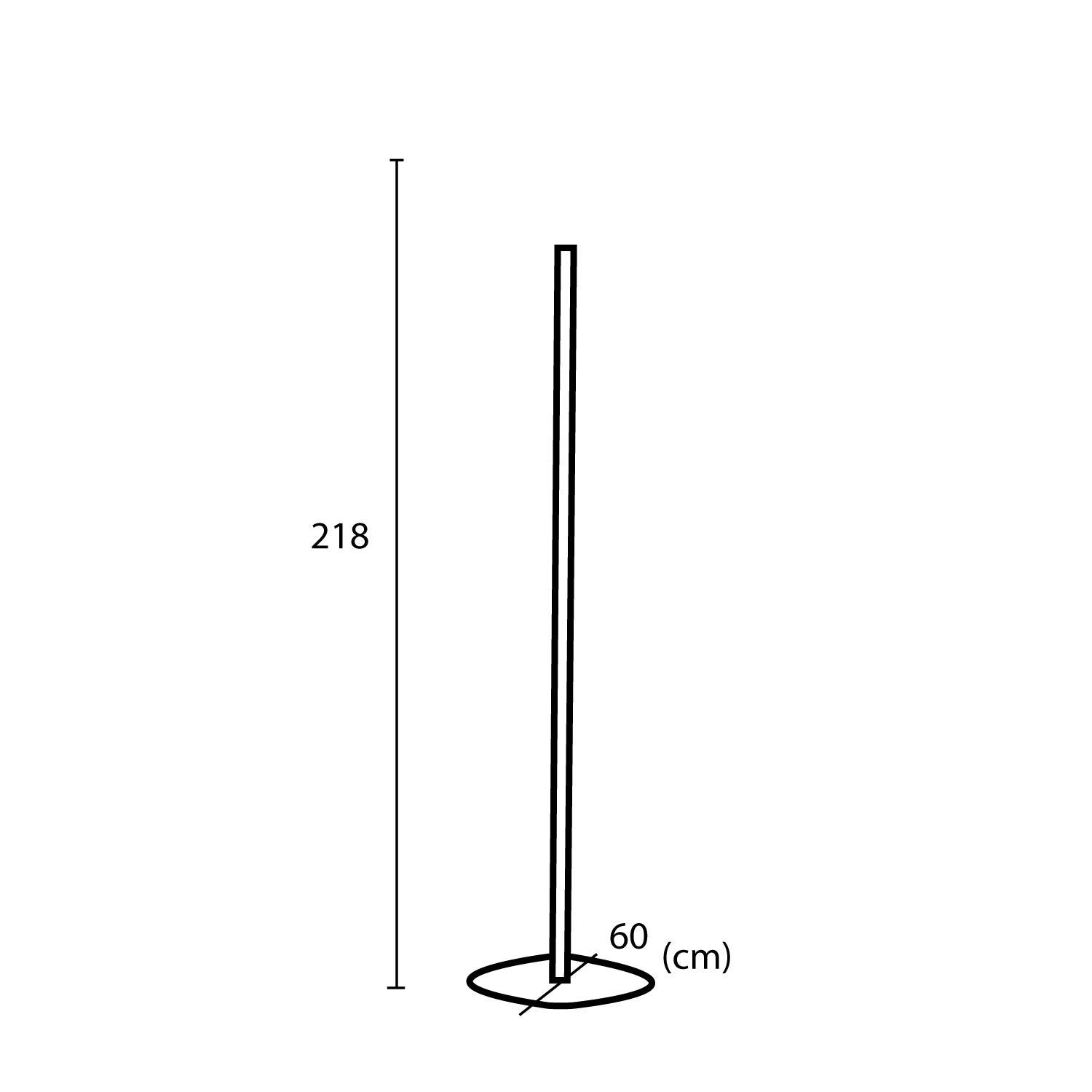 Supporto da terra SINED in acciaio inox 304 per lampade infrarossi